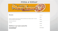 Desktop Screenshot of marziano.fi